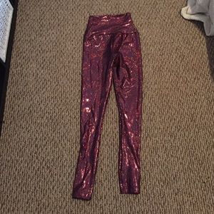 American Apparel Sparkly Leggings