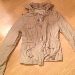 American rag tan hooded wind breaker