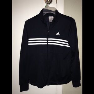 Adidas black zip up