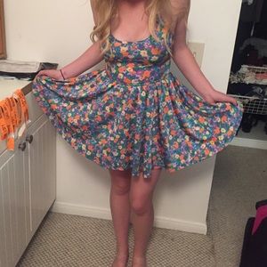 Floral skater dress