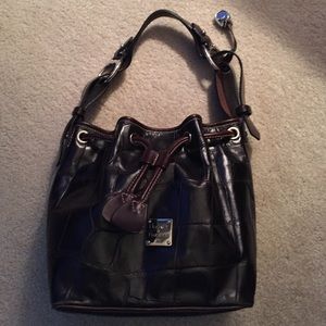 Dooney & Bourke over the shoulder crocodile bag