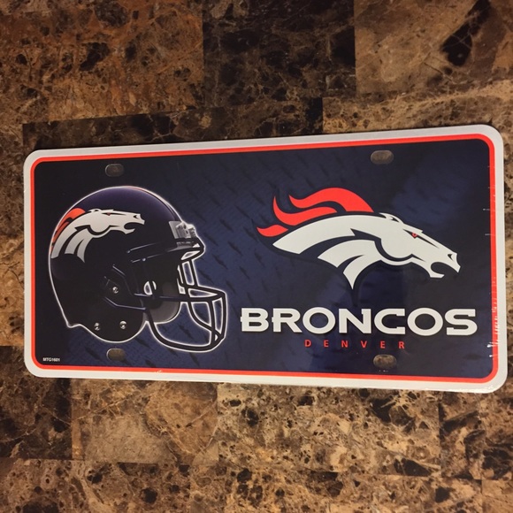 NFL Denver Broncos License Plate