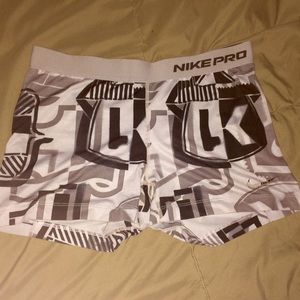 Nike pro compression shorts