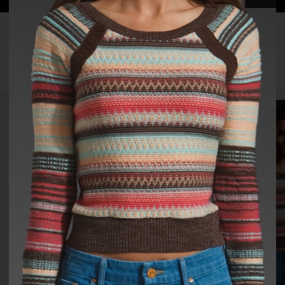 Free People // multi-colored sweater