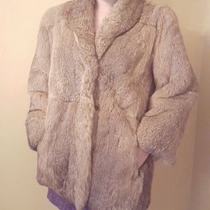 Vintage German Real Fur Jacket, Echt Pelz