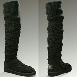 Knitted knee high UGGs
