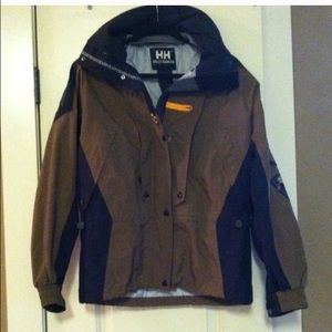 Helly Hansen black and brown coat
