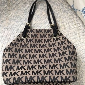 Michael Kors black logo purse