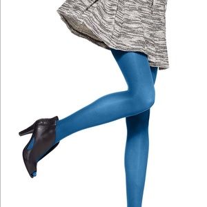 Semi-Opaque Teal Tights