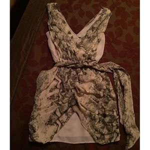 H&M snake print dress