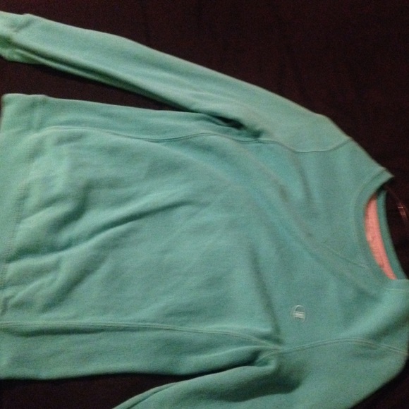 Teal champion crewneck ONE time offer 14$