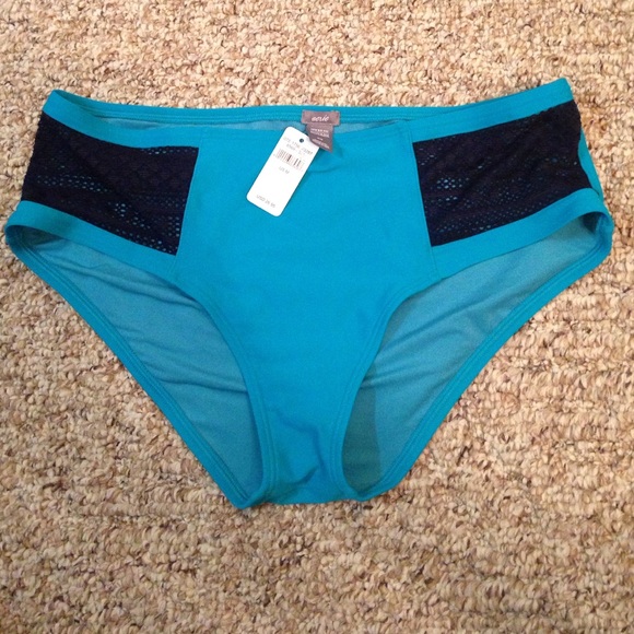 Arie mid rise bikini bottoms