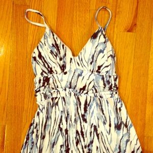 Victoria's Secret // blue & white maxi dress