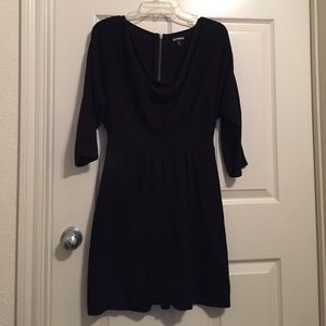 Black sweater dress