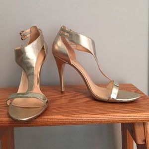 Guess gold evening sandals