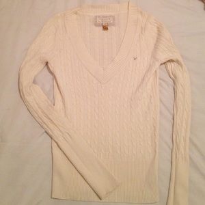 Cream American eagle sweater!