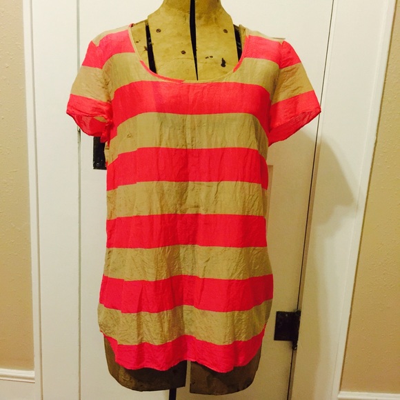 Silk blouse.