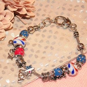 Patriotic Charm Bracelet