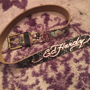 Ed hardy belt great condition!