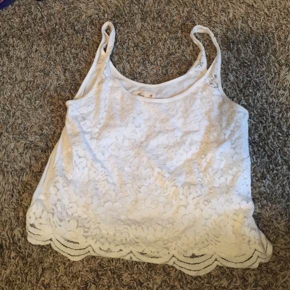 White lace Tank Top