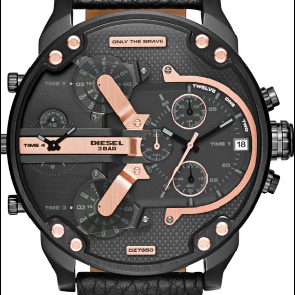 Diesel Men's 2.0 Daddy Black Watch