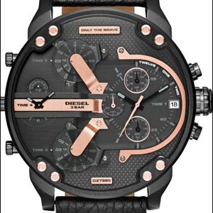 Diesel Men's 2.0 Daddy Black Watch