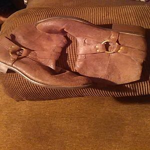 Well loved cowgirl booties