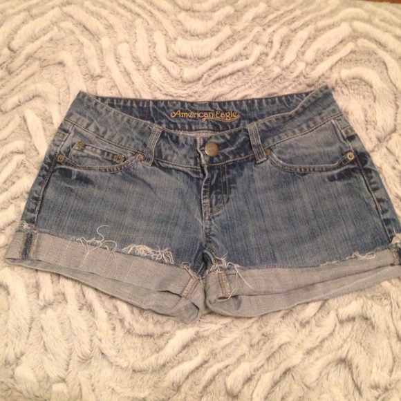 American Eagle Jean Shorts Size 0