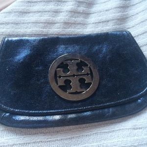 AUTHENTIC Tory Burch Navy Clutch