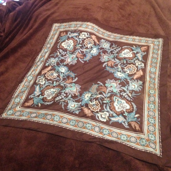 Vera Bradley Java Blue Scarf