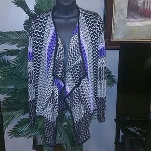 Chico's waterfall cardigan. Size M