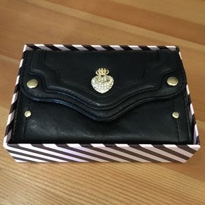 Juicy Couture black leather wallet