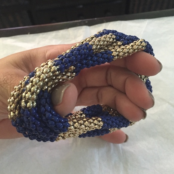 BLUE AND GOLD BRACELET - Picture 4 of 4