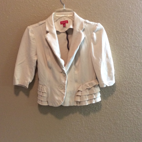 Cream color blazer