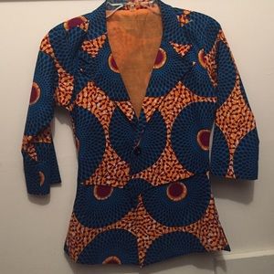 Beautiful Ankara print blazer