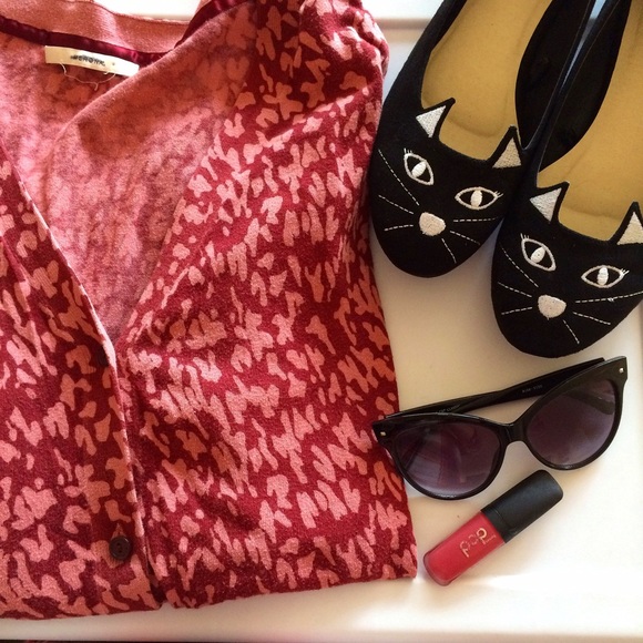 Merona Sweaters - Leopard cardigan
