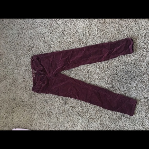 Maroon skinny jeans - Picture 1 of 1