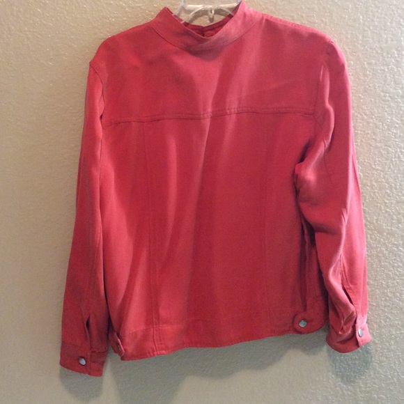 Red jean jacket - Picture 2 of 2