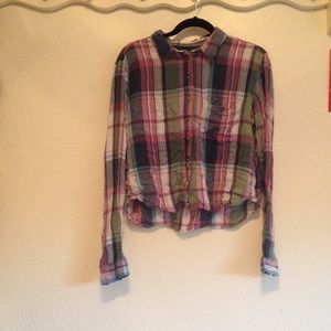 Purple/Green Flannel Urban Outfitters