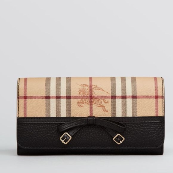 ISO Black Penrose Bow Wallet by Burberry
