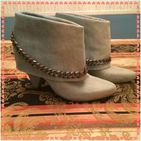 Rachel Roy Denim Booties