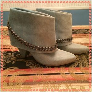 Rachel Roy Denim Booties