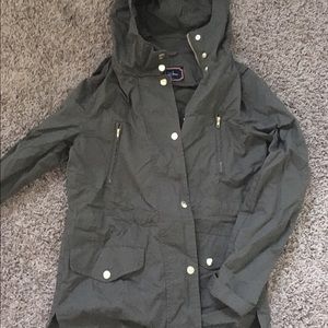Green army jacket