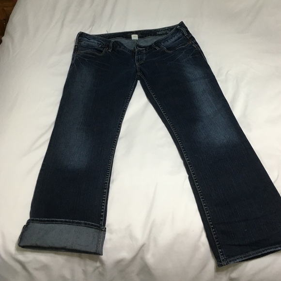 Silver capris