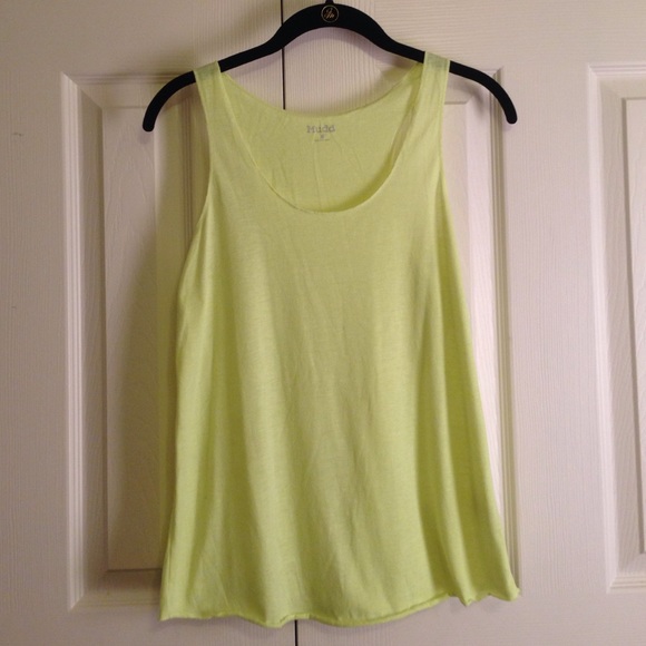yellow racerback tank top!
