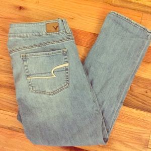 American Eagle Artist Crop Jeans