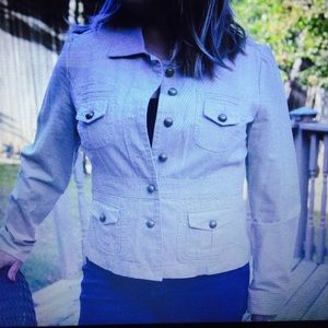 Beige military jacket