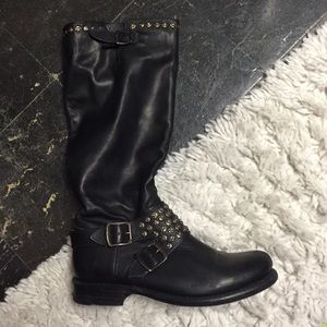Frye jenna studded tall boot