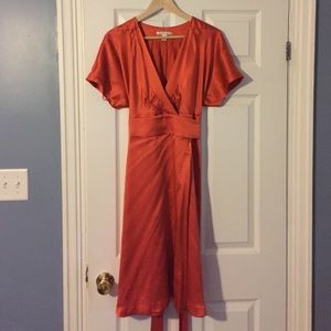 Banana Republic orange dress