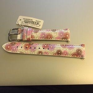 18 mm Floral Michele Band